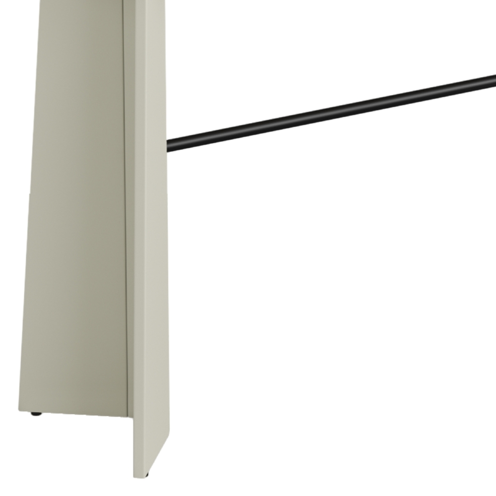 Aparador Sala de Estar Buffet 136cm Blen Luna/Preto I06 - Mpozenato