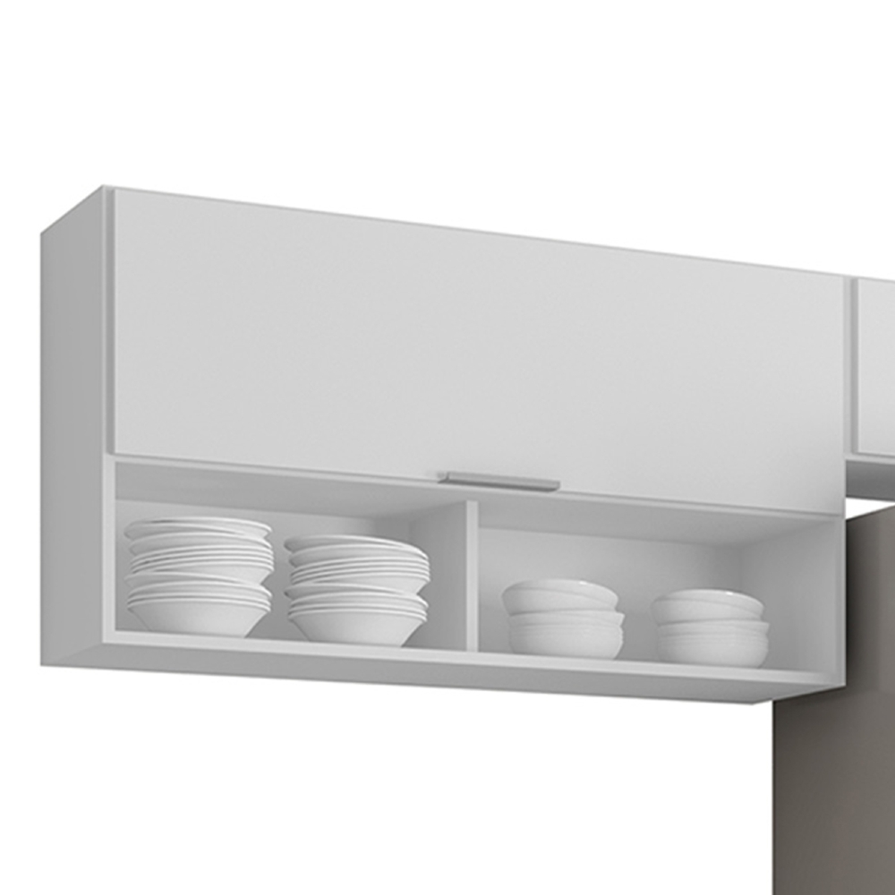 Armário de Cozinha CP03 Para Pia 100cm Pérola Z34 Branco    - Mpozenato