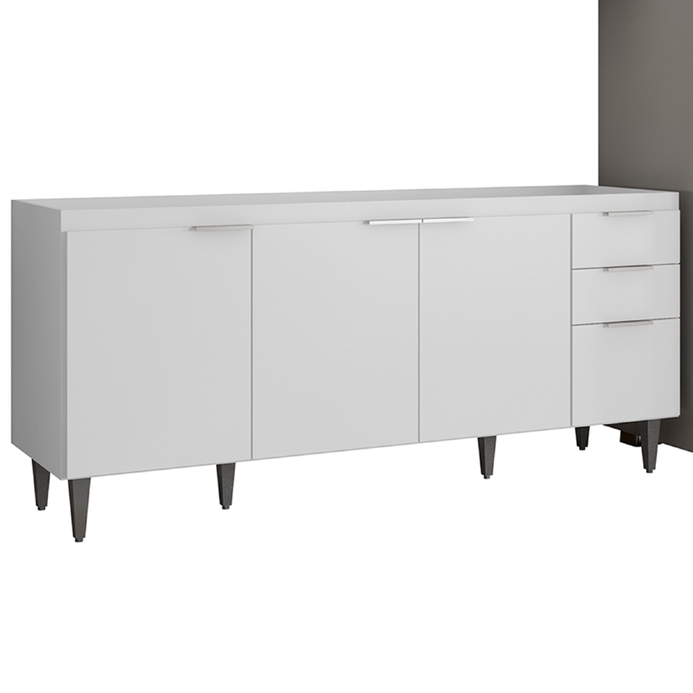 Armário de Cozinha CP03 Para Pia 180cm Pérola Z34 Branco    - Mpozenato