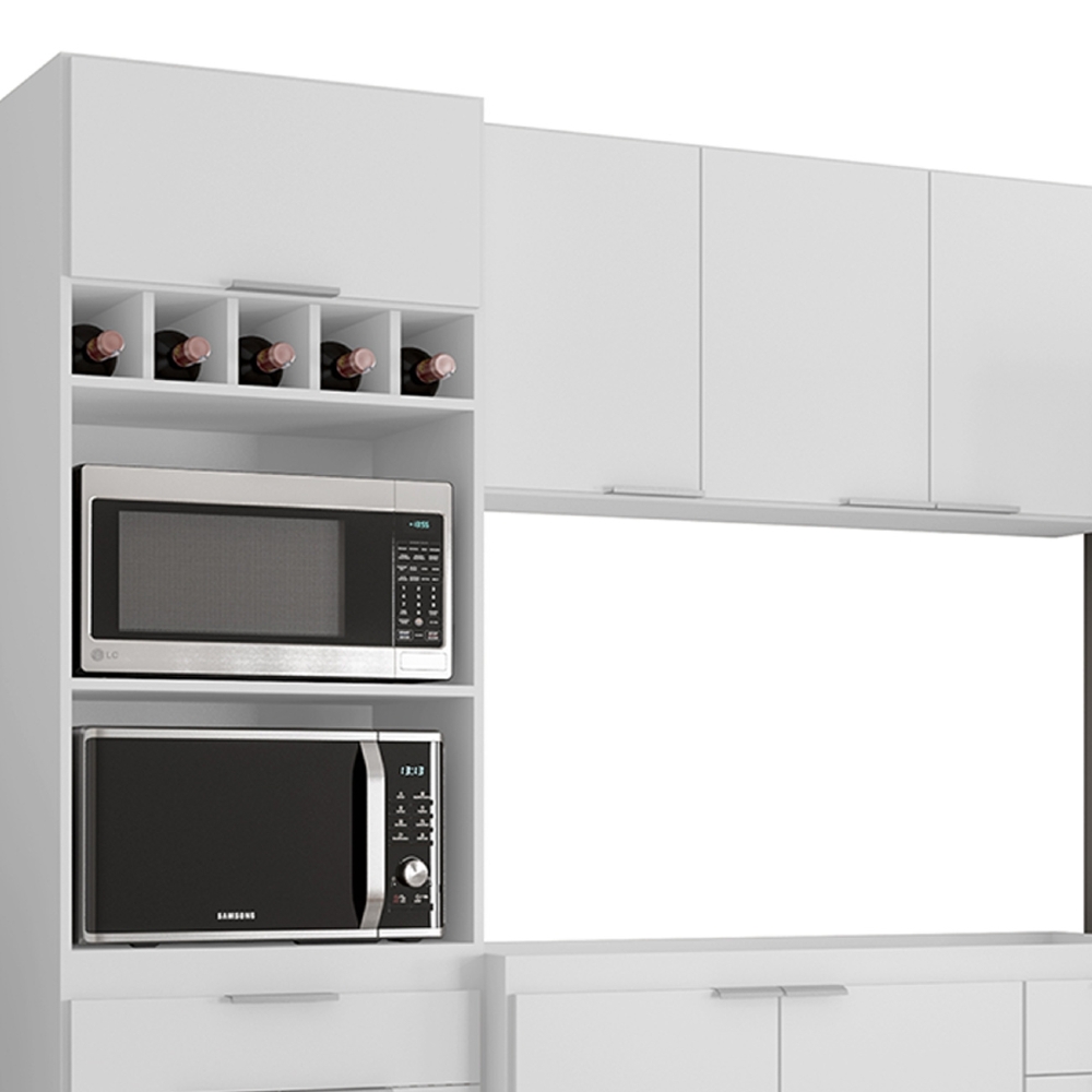 Armário de Cozinha CP04 Para Pia 120cm Pérola Z34 Branco    - Mpozenato