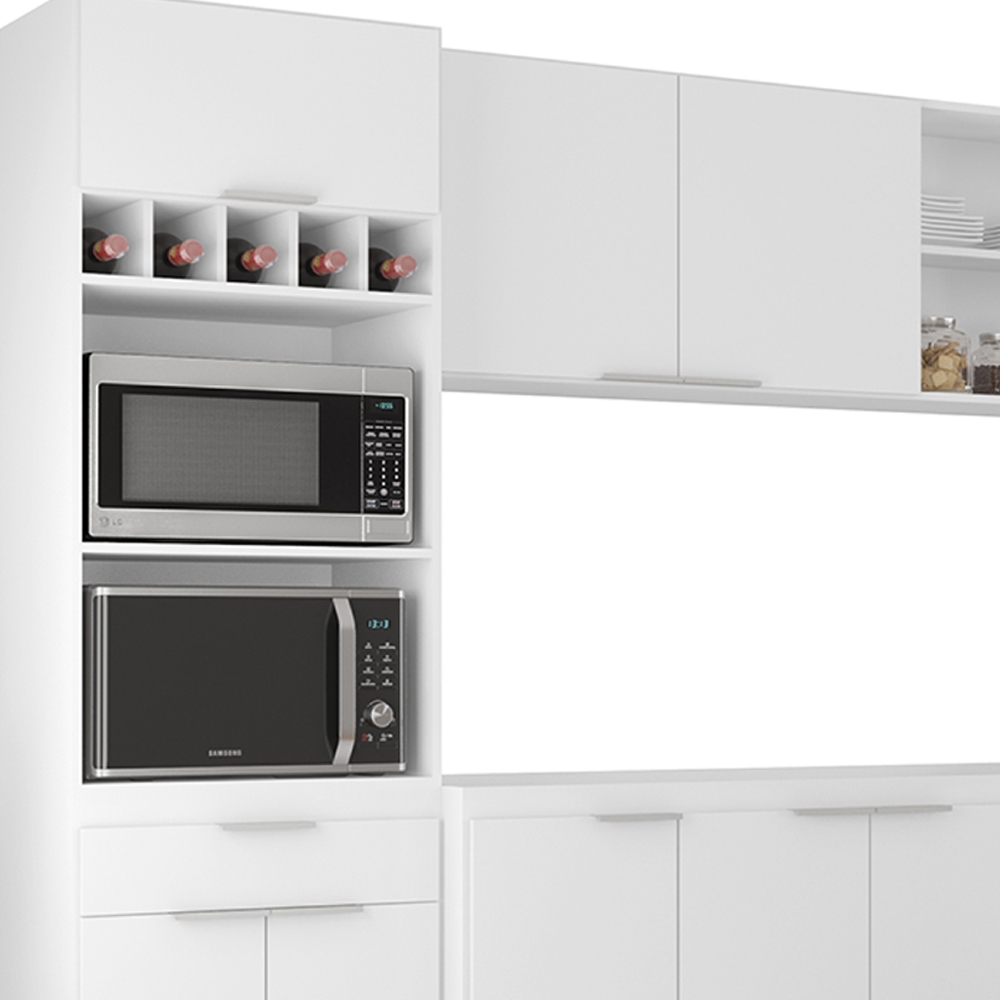 Armário de Cozinha CP05 Para Pia 150cm Pérola Z34 Branco    - Mpozenato