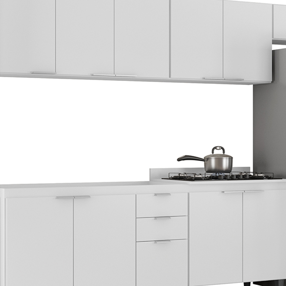 Armário de Cozinha CP06 Para Pia 120cm Pérola Z34 Branco    - Mpozenato