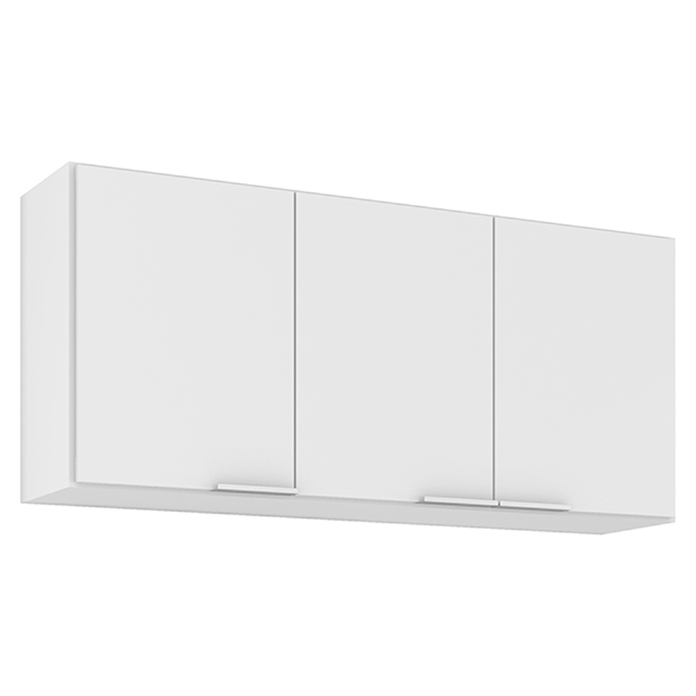 Armário de Cozinha Aéreo 120cm Pérola Z34 Branco            - Mpozenato