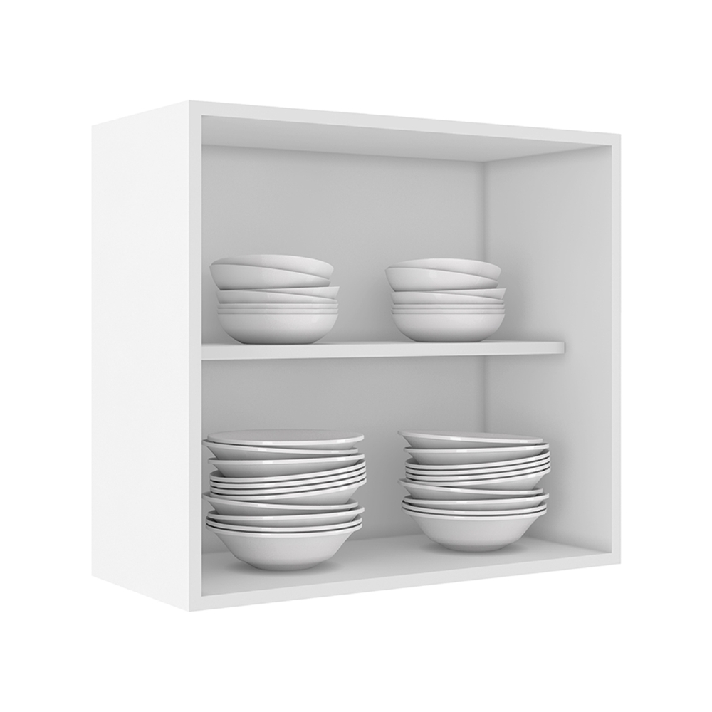 Armário de Cozinha Aéreo Nicho 60cm Pérola Z34 Branco       - Mpozenato