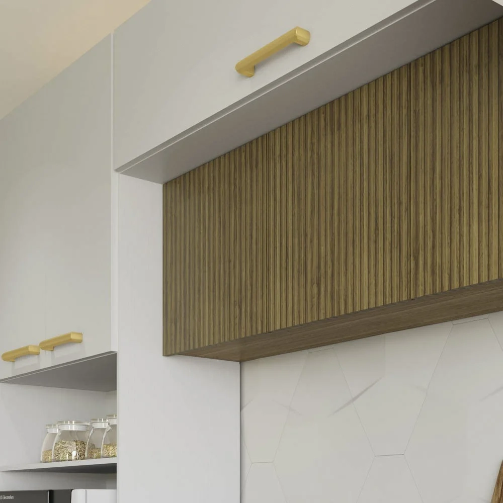 Armário de Cozinha 5 Peças Urban02 Balcão com Pia 120cm Z06 Freijó/Supremo - Mpozenato