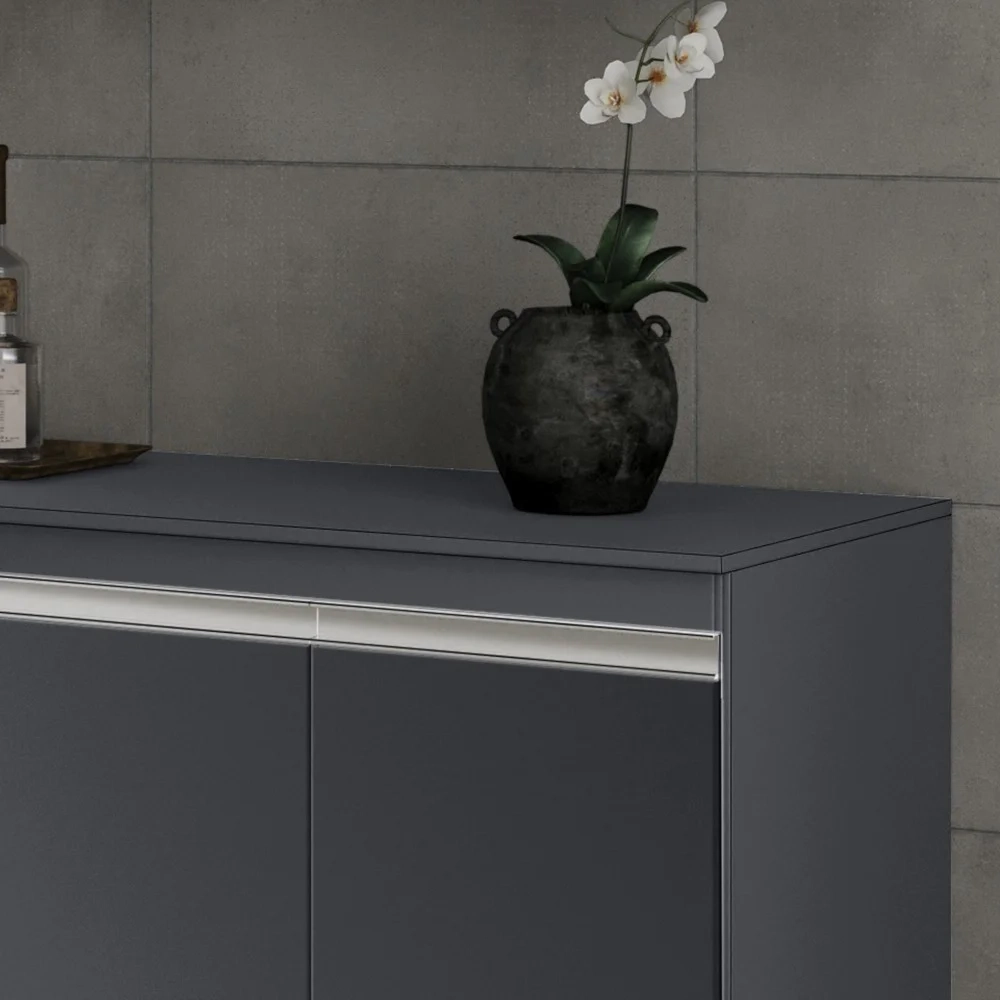 Tampo para Balcão de Cozinha 150cm MDP Cinza - AJL Móveis