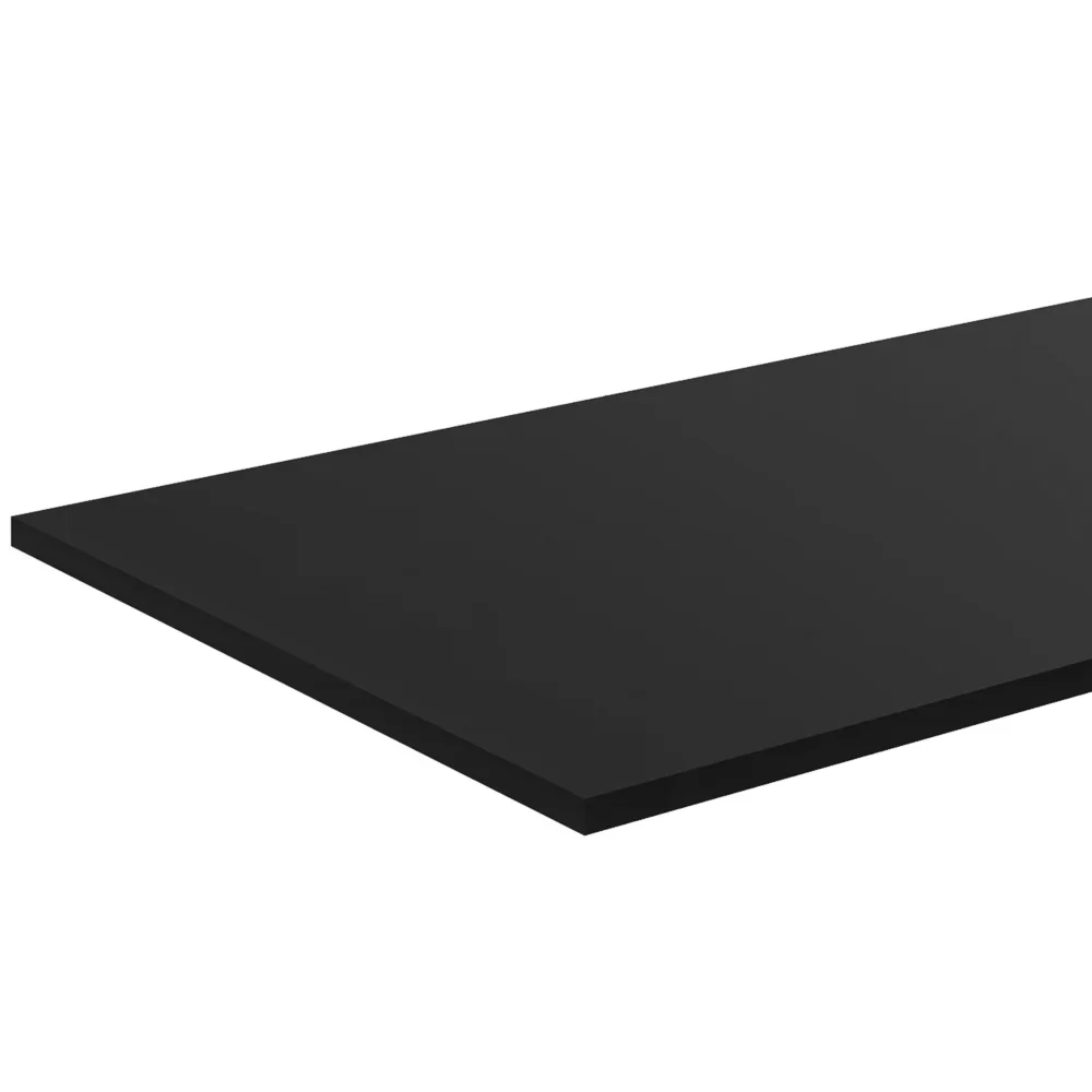 Balcão Gabinete Para Pia 120cm com Tampo 2 Portas Andréia Preto - AJL Móveis