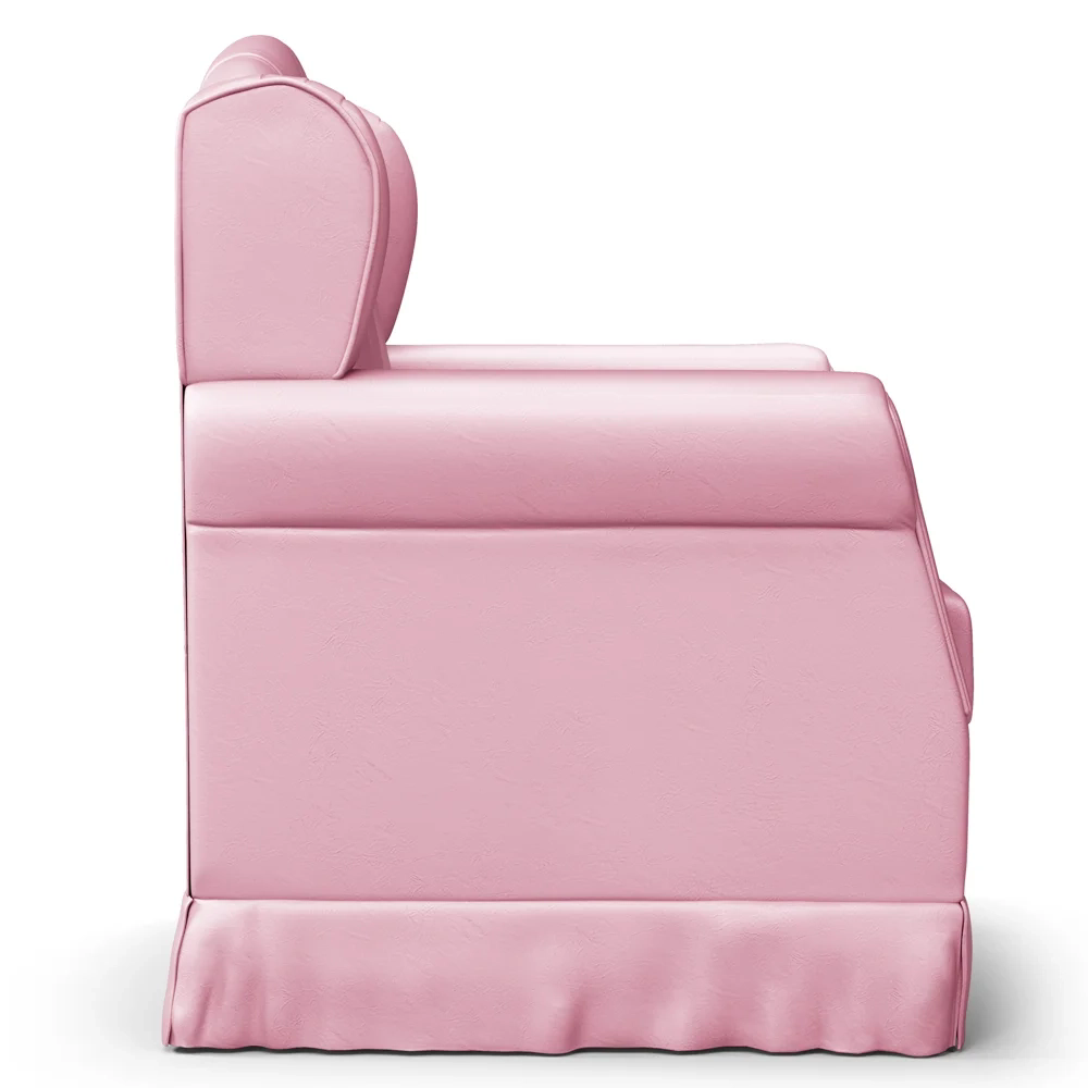 Poltrona de Amamentação Balanço Lucy Z39 Sintético Rosa - Mpozenato