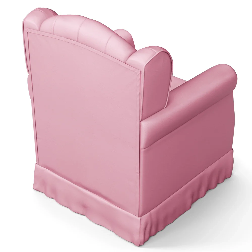 Poltrona de Amamentação Balanço Lucy Z39 Sintético Rosa - Mpozenato
