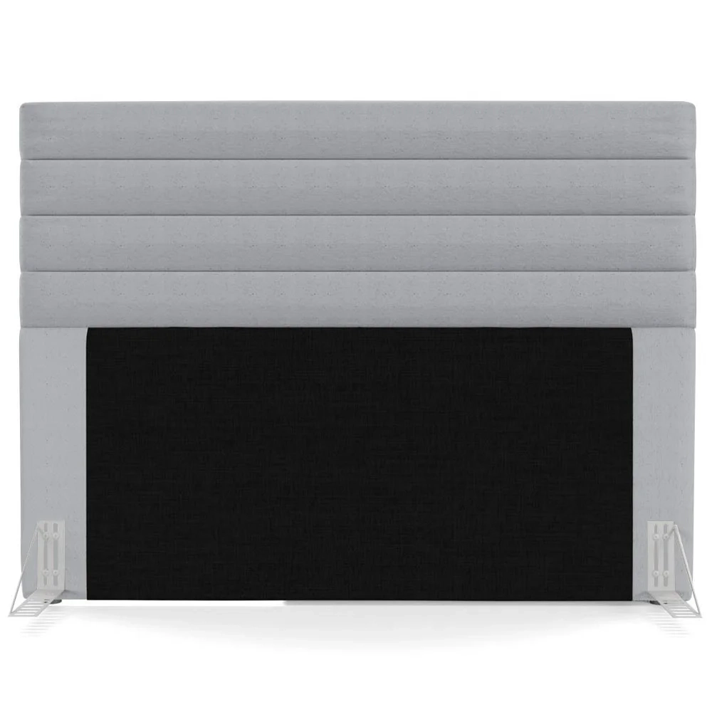 Cabeceira Cama Box Casal Queen 160cm Rubi W01 Linho Cinza - Mpozenato