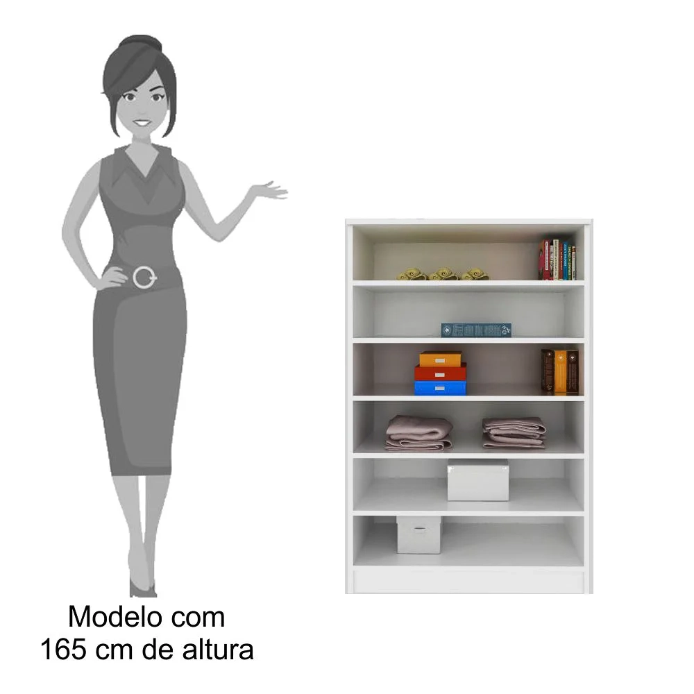 Kit 3 Armários Multiuso para Lavanderia Bell Z39 Branco - Mpozenato