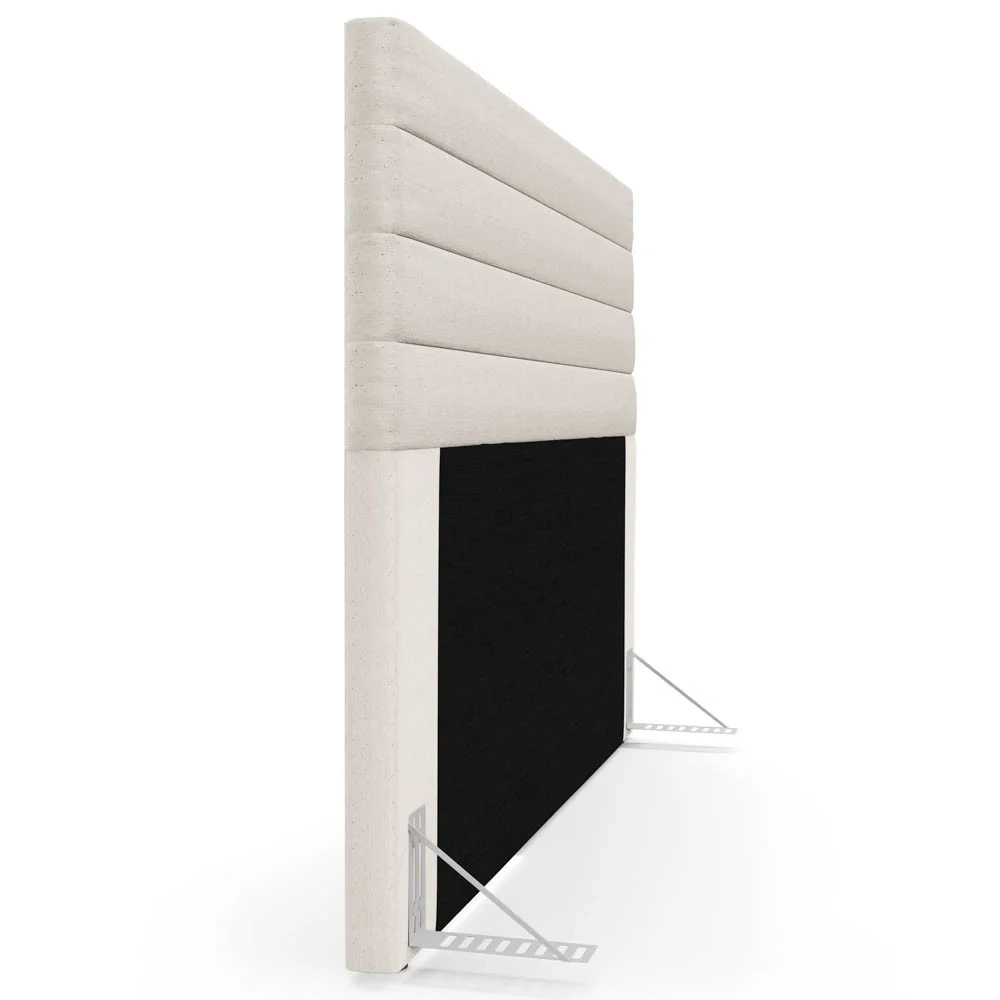 Cabeceira Cama Box Casal 140cm Rubi W01 Linho Cru - Mpozenato