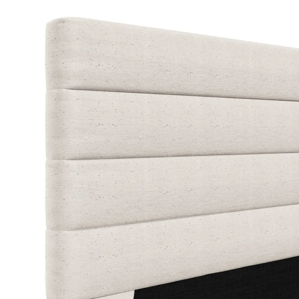 Cabeceira Cama Box Casal 140cm Rubi W01 Linho Cru - Mpozenato