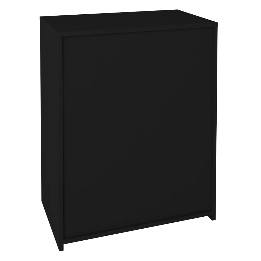 Balcão Home Office 2 Portas Mobile Cool Preto - Artany