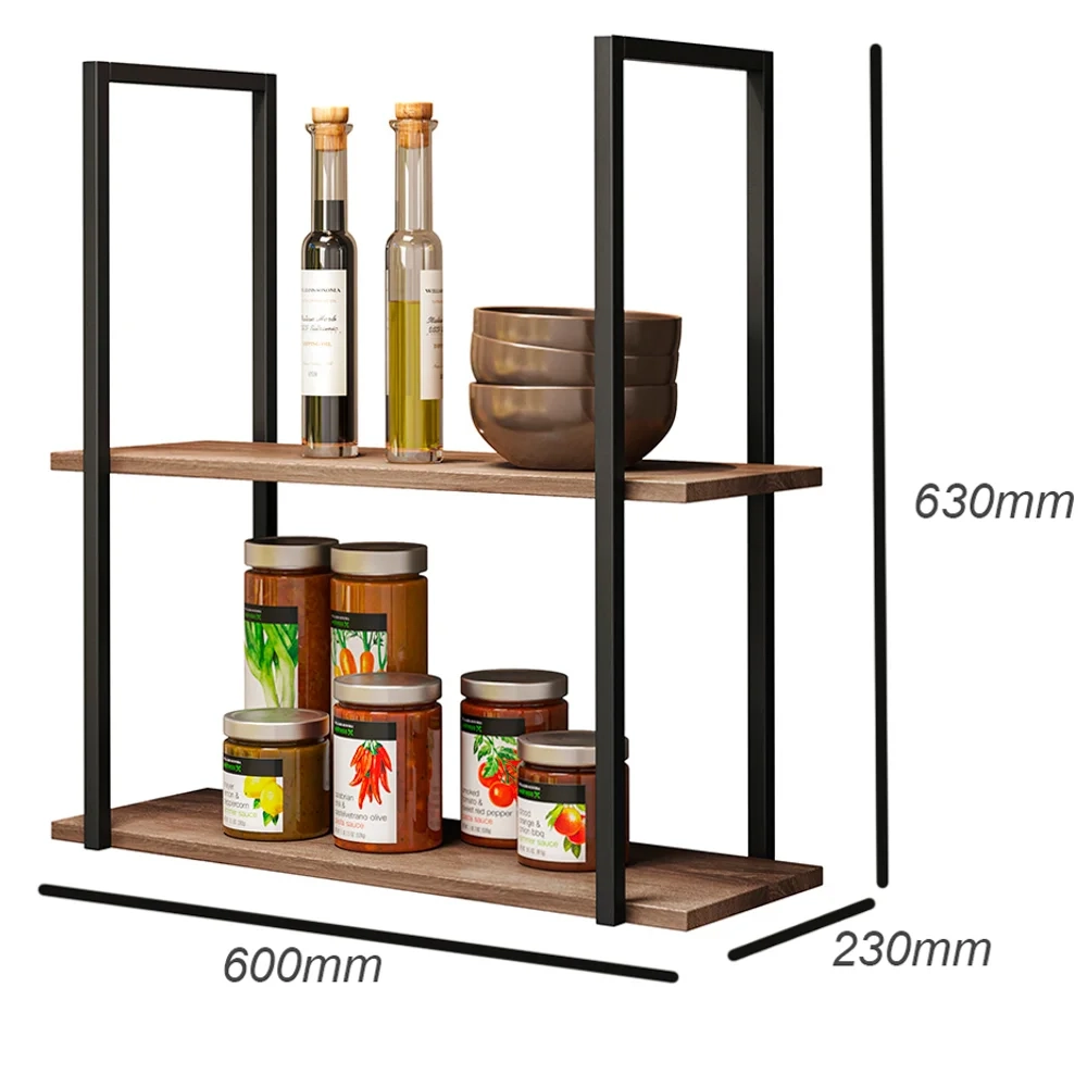 Prateleira Decorativa Multifuncional Estilo Industrial Loft D09 Demolição - Mpozenato