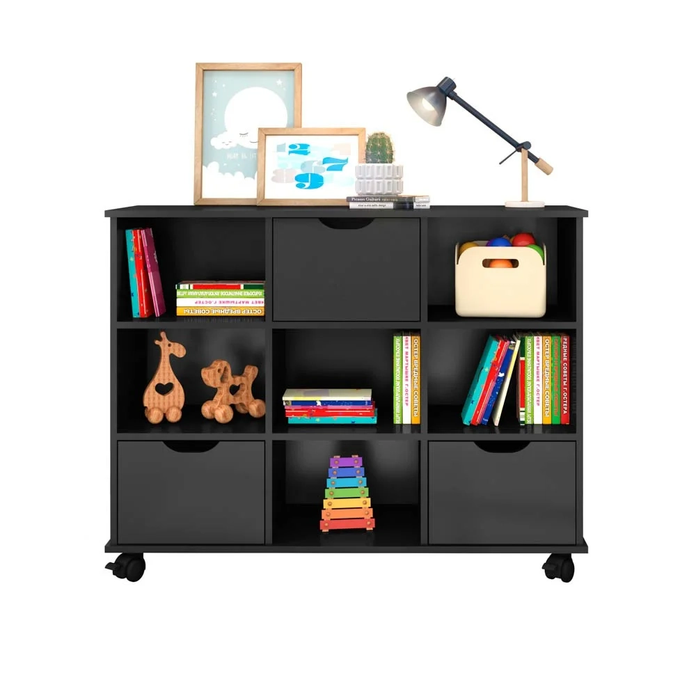 Nicho Organizador com Rodízios Toys 9 Gavetas Q01 Pto/Pto - Mpozenato