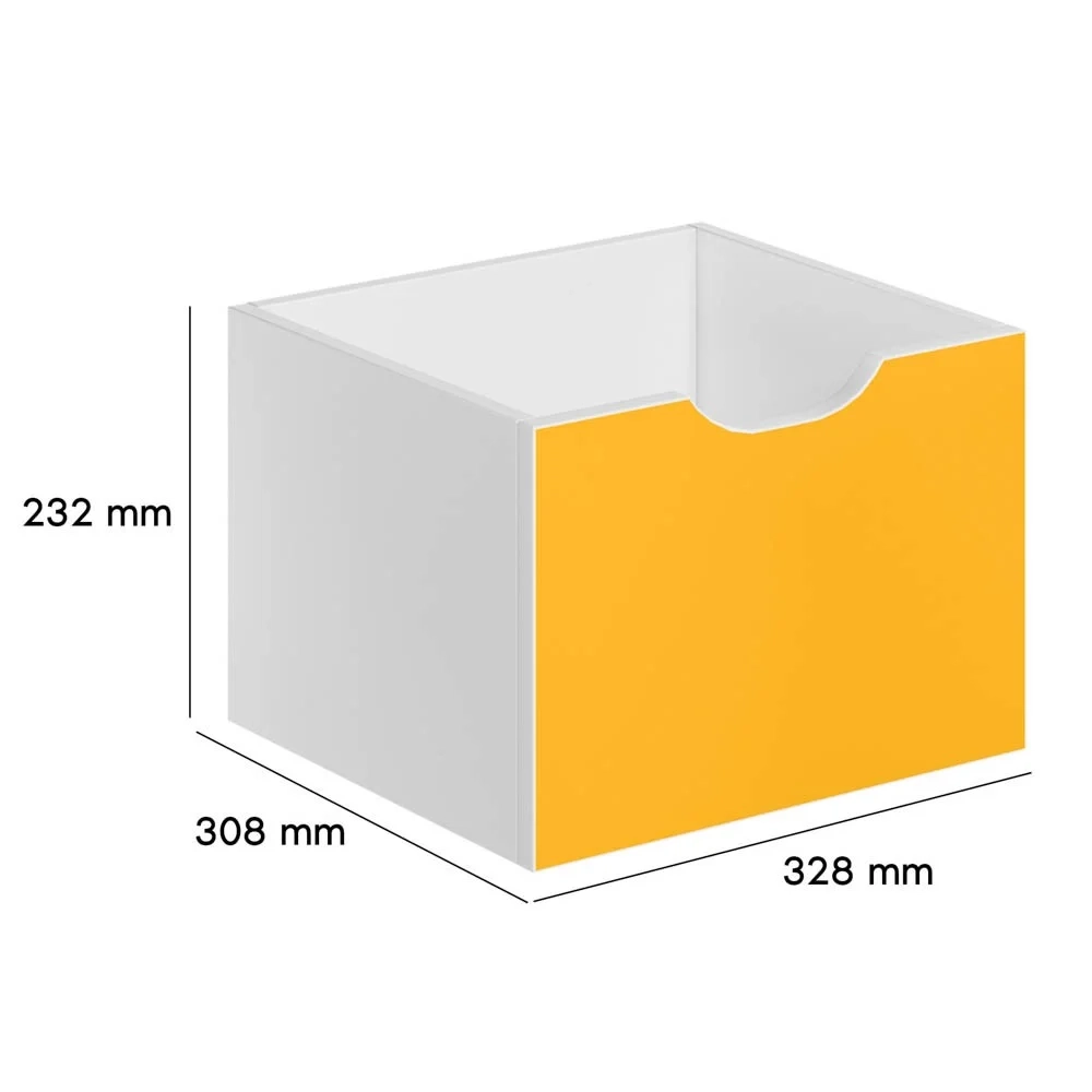 Kit 9 Gavetas para Nicho Organizador Q01 Colorido - Mpozenato