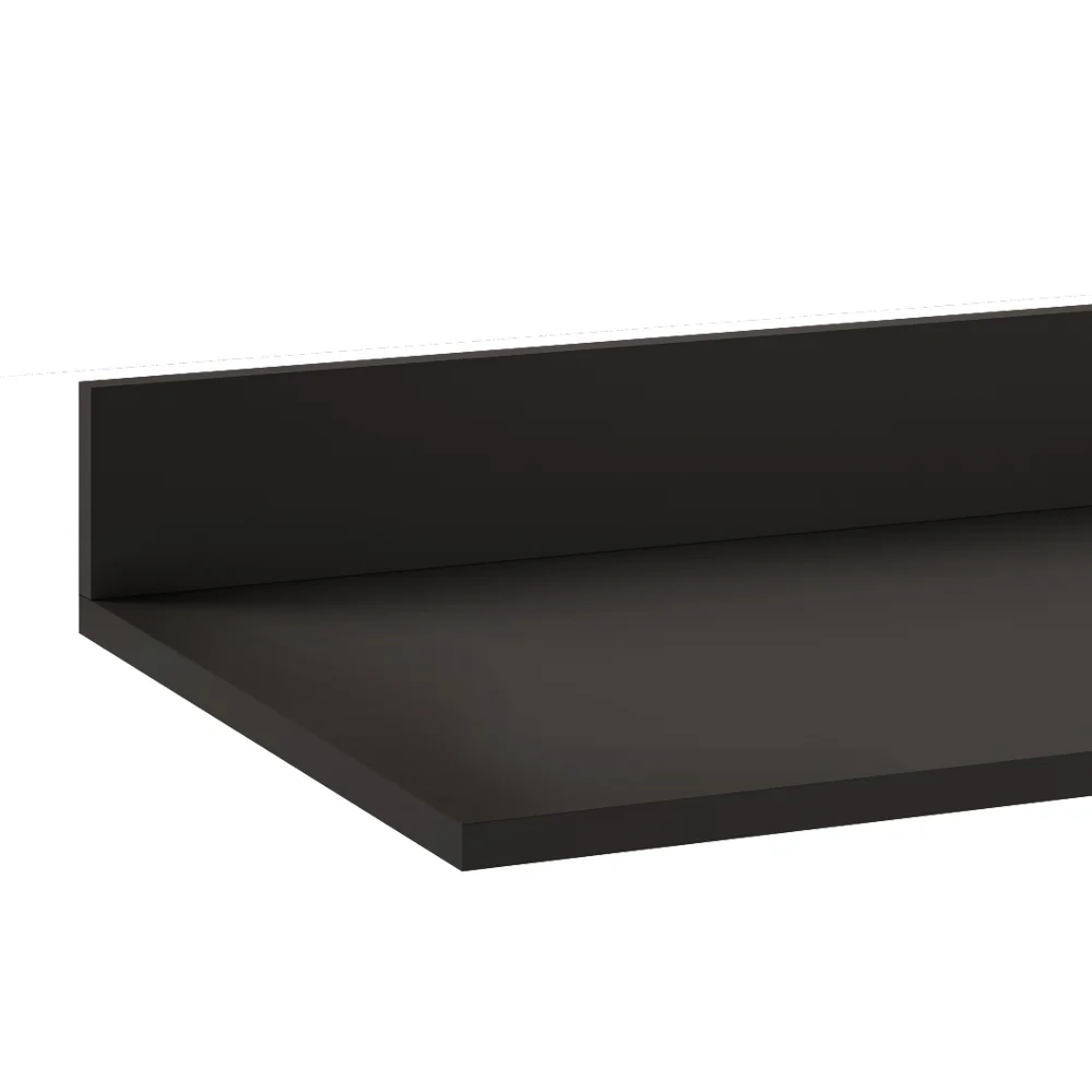 Balcão Gabinete para pia com Tampo 120cm Michigan Preto - Lumil