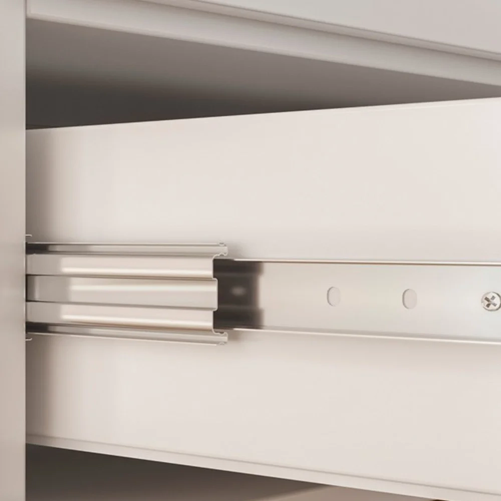 Bancada Suspensa e Prateleira 197cm Slat Z49 Cinamomo/Off - Mpozenato