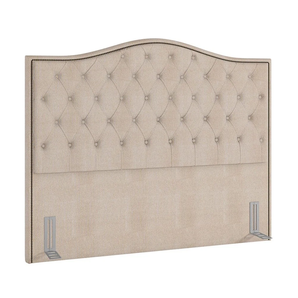 Cabeceira Cama Box Casal 140cm Siena Z37 Linho Bege Cru - Mpozenato