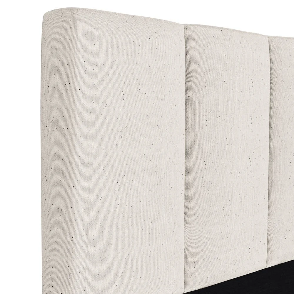 Cabeceira Cama Box Solteiro 90cm Pérola W01 Linho Cru - Mpozenato