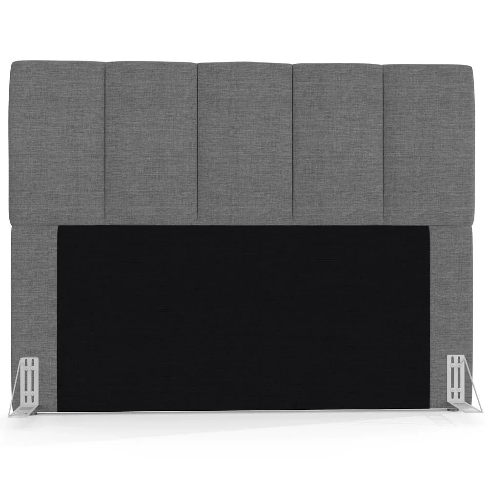 Cabeceira Cama Box Casal Queen 160cm Pérola W01 Linho Cinza Escuro - Mpozenato