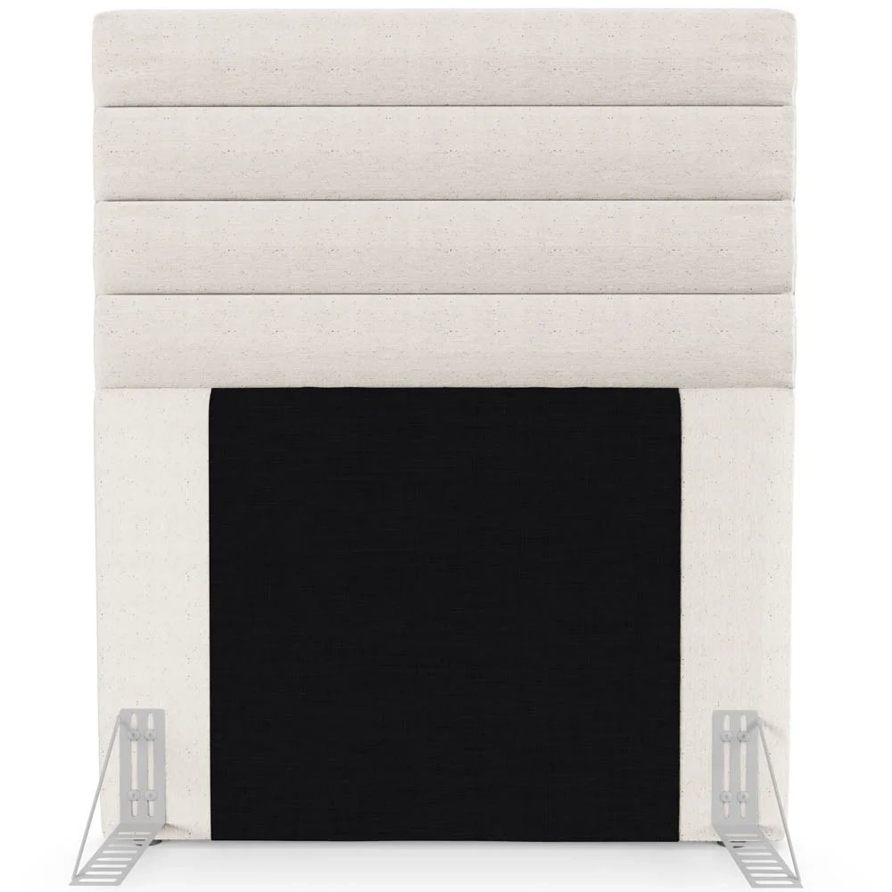Cabeceira Cama Box Solteiro 90cm Rubi W01 Linho Cru - Mpozenato