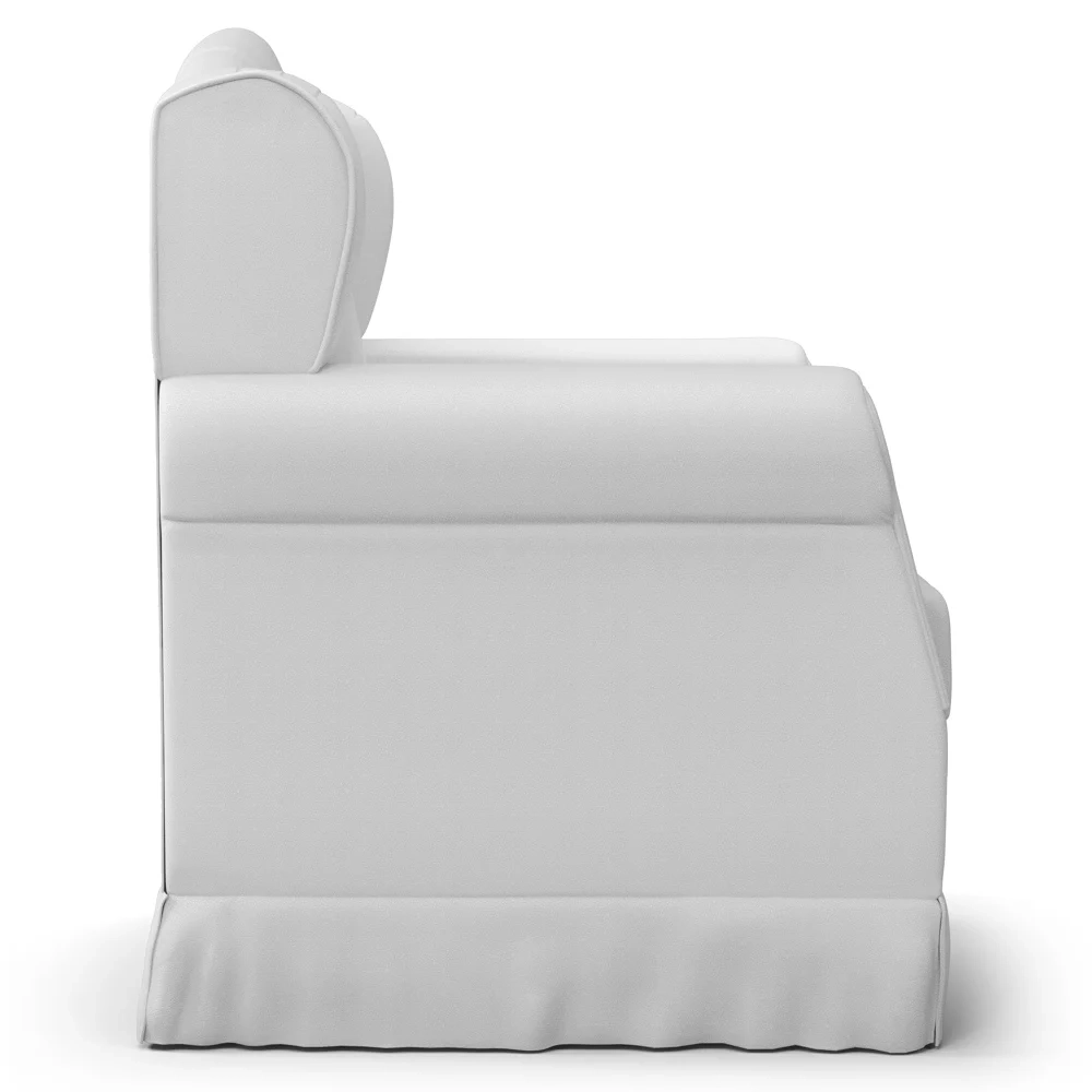 Poltrona de Amamentação Fixa Lucy Z39 Sintético Branco - Mpozenato