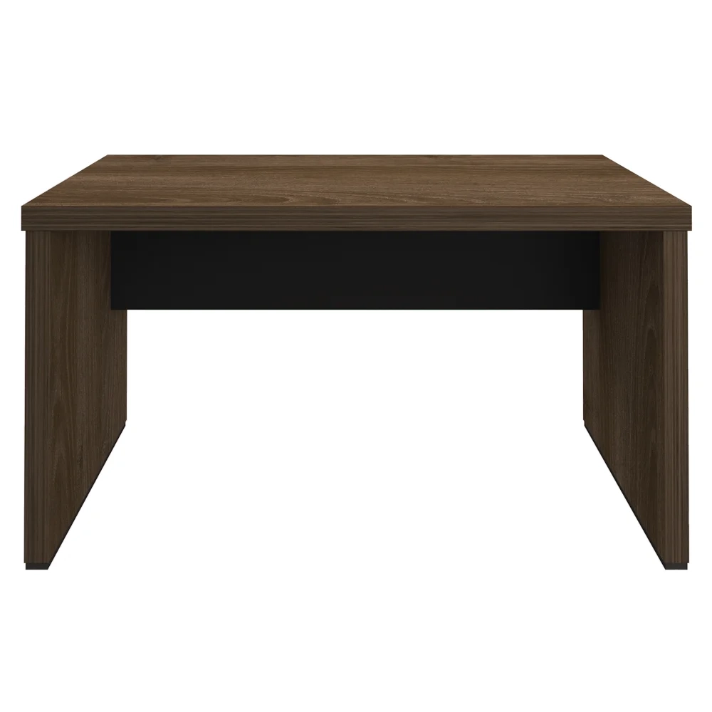 Mesa para Escritório 135cm Tamburato A06 Marrom/Preto - Mpozenato