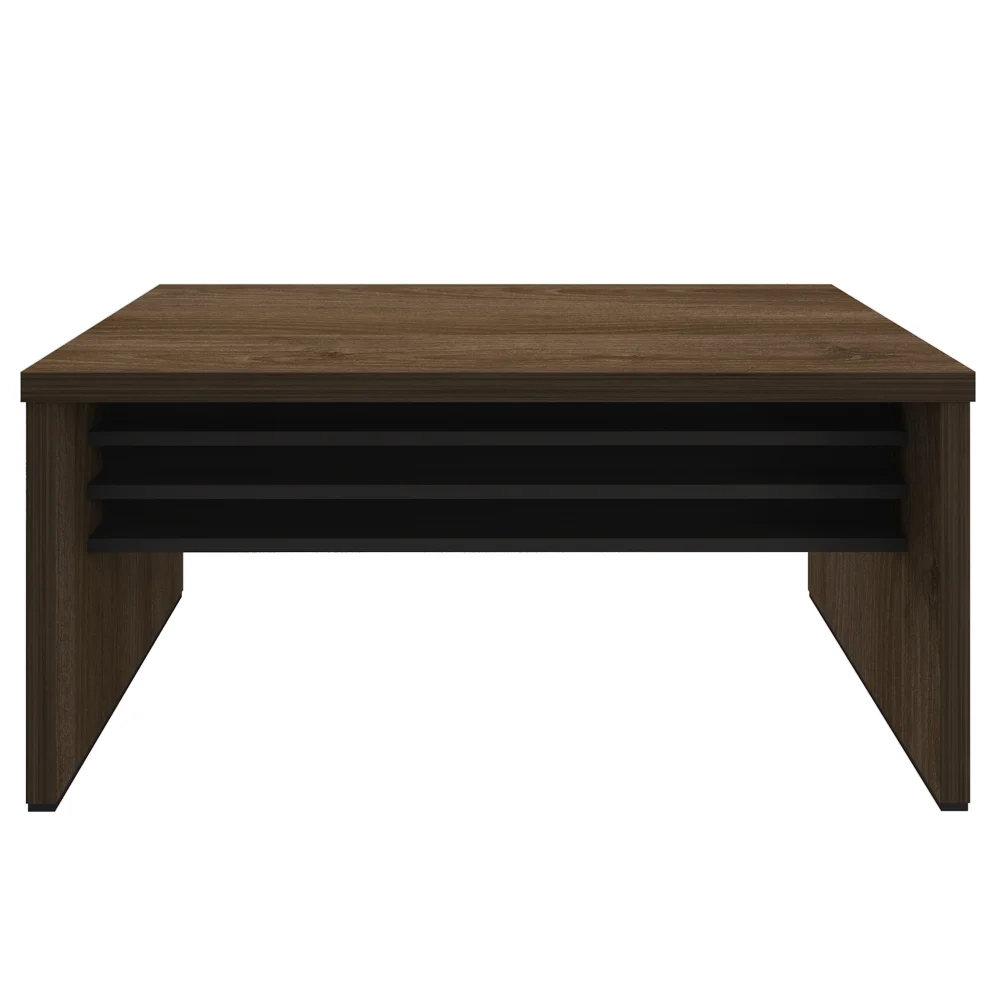 Mesa para Escritório 158cm Tamburato Executiva A06 Marrom/Preto - Mpozenato