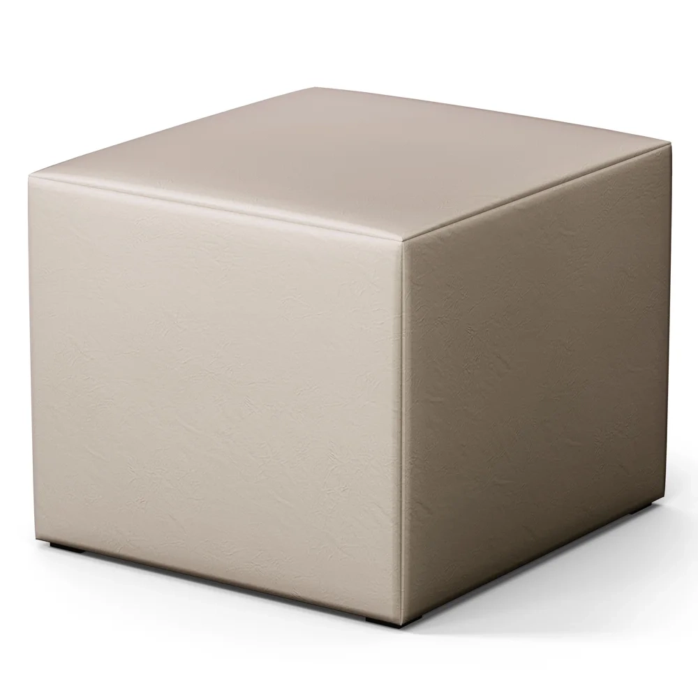 Poltrona de Amamentação Balanço e Puff Lucy Z39 Sintético Bege - Mpozenato