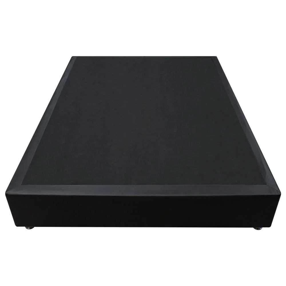 Base Box para Cama Casal 138x188cm Liz S05 Sintético Preto - Mpozenato