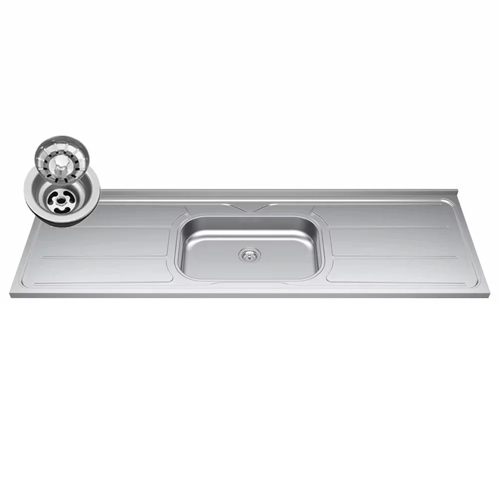 Armário de Cozinha Modulada de Canto 8 Peças CP03 Balcão com Pia Inox Castanho/Cinza - Lumil