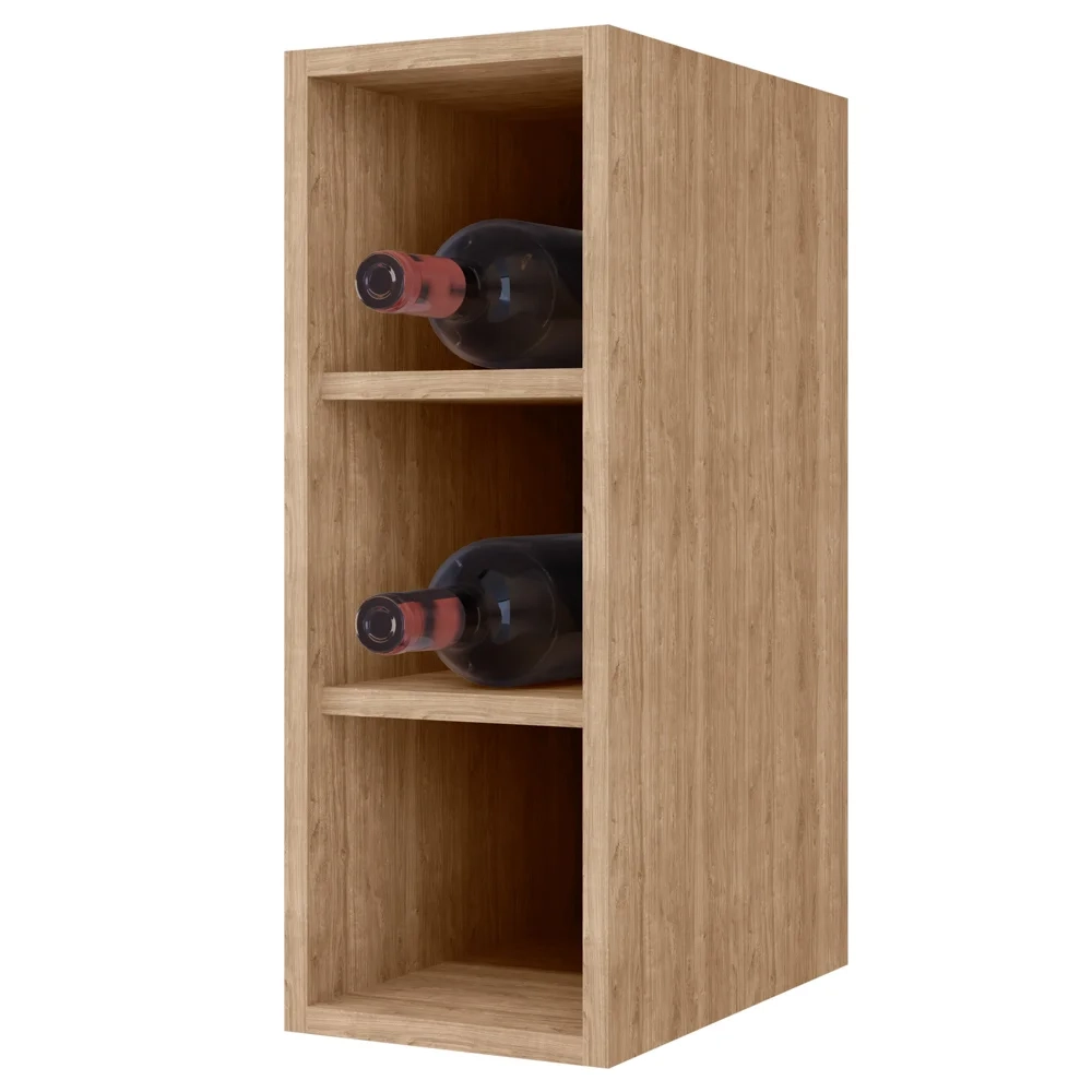 Armário de Cozinha Modulada 5 Peças CP16 Balcão Castanho/Preto - Lumil