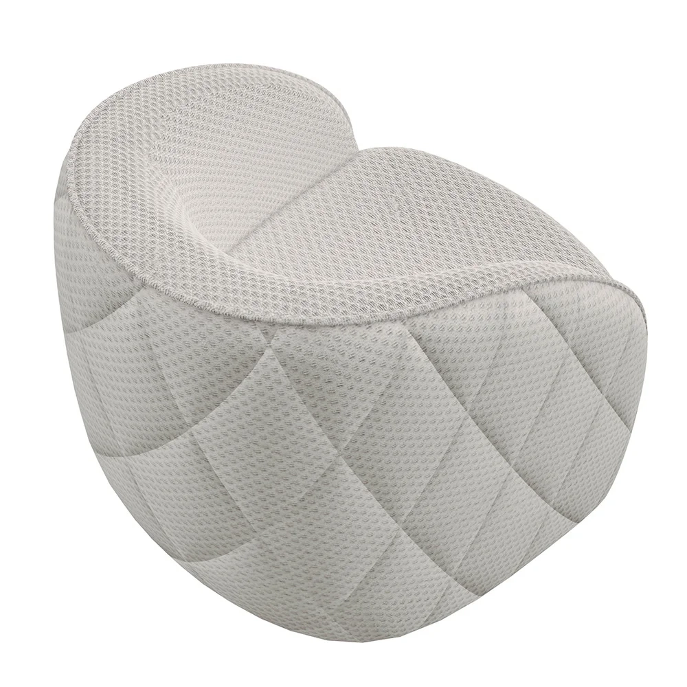 Kit 2 Poltronas Decorativa para Sala 90cm Tressê Zion Z32 Linho Cru - Mpozenato