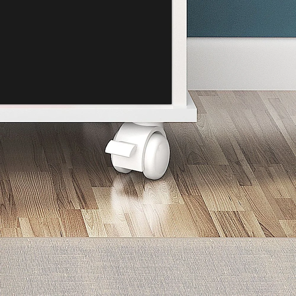 Nicho Organizador com Rodízios Toys 9 Gavetas Q01 Branco/Preto - Mpozenato