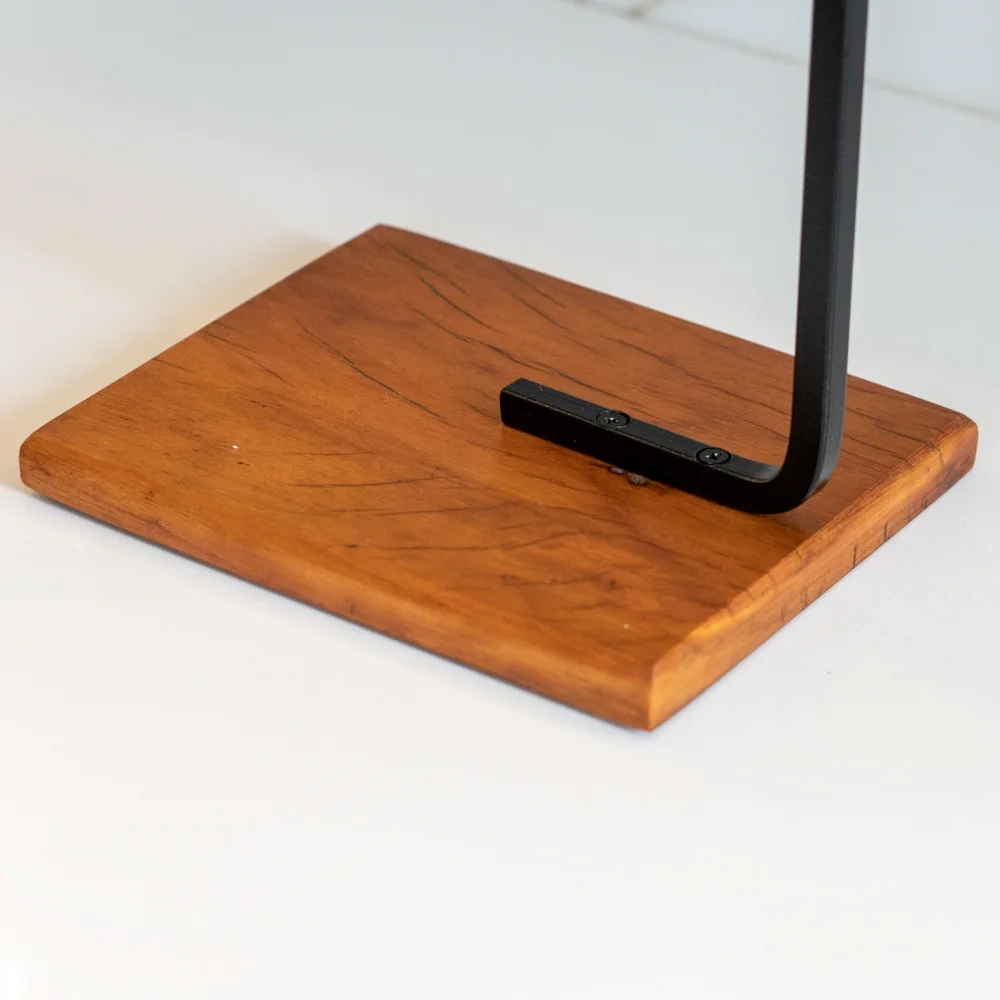 Lixeira e Porta Toalha Glam com Base de Madeira D09 Preto - Mpozenato