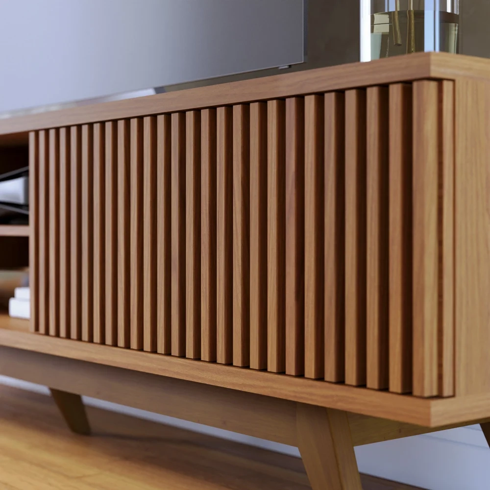 Rack Bancada Para TV 75 Pol. Martires C05 Freijó - Mpozenato