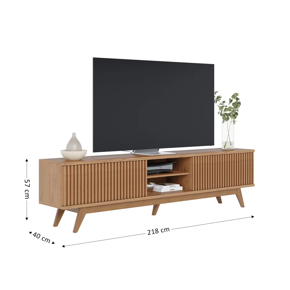 Rack Bancada Para TV 75 Pol. Martires C05 Freijó - Mpozenato