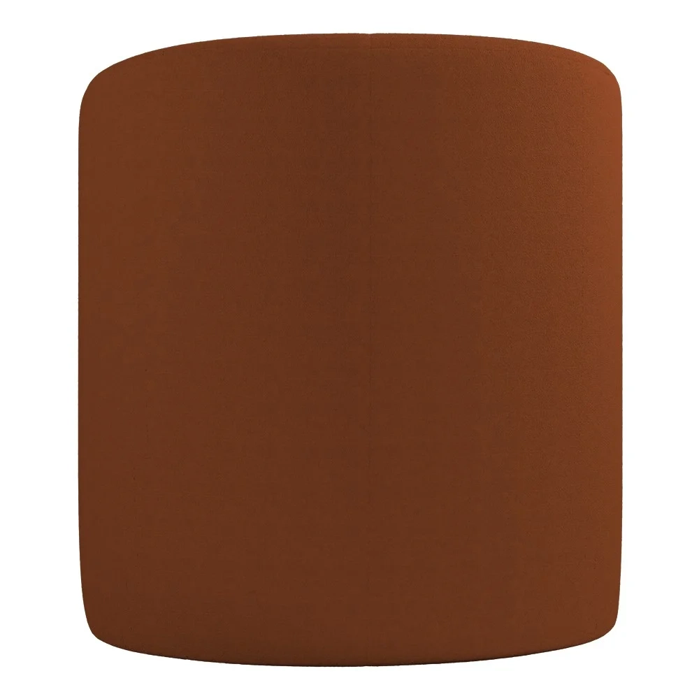 Poltrona Giratória Decorativa para Sala Dandara Z08 Boucle Terracota - Mpozenato