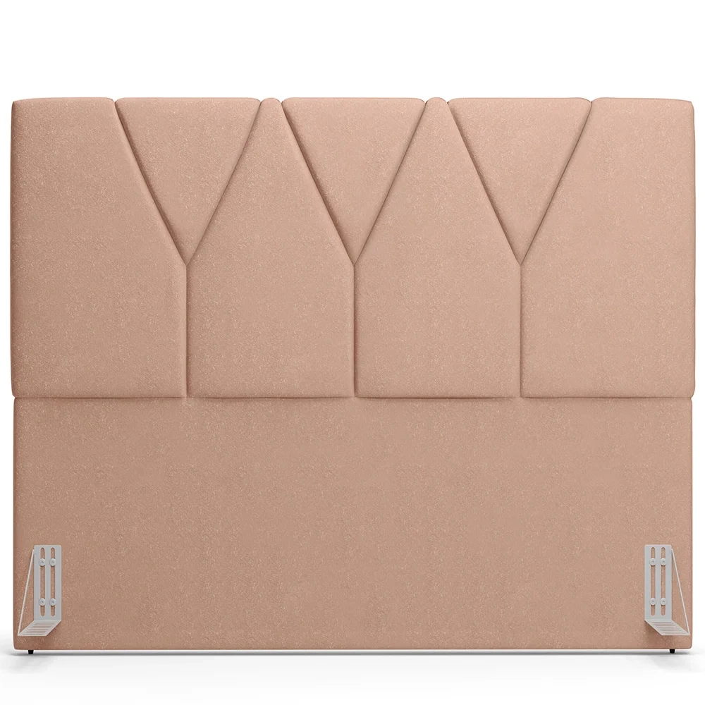 Cabeceira Cama Box Solteiro 100cm Aura Linho W01 Rosê - Mpozenato 