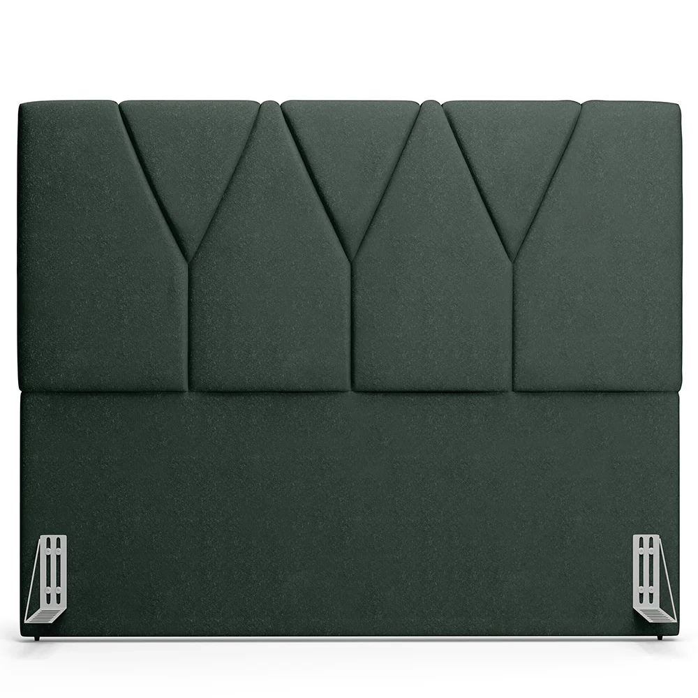 Cabeceira Cama Box Solteiro 100cm Aura Linho W01 Verde - Mpozenato 