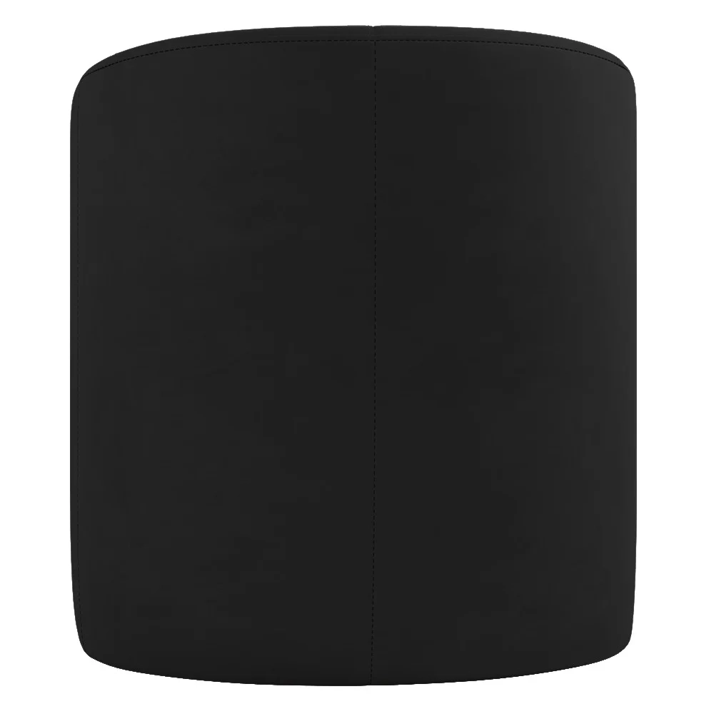 Poltrona Giratória Decorativa para Sala Dandara Z08 Veludo Preto - Mpozenato