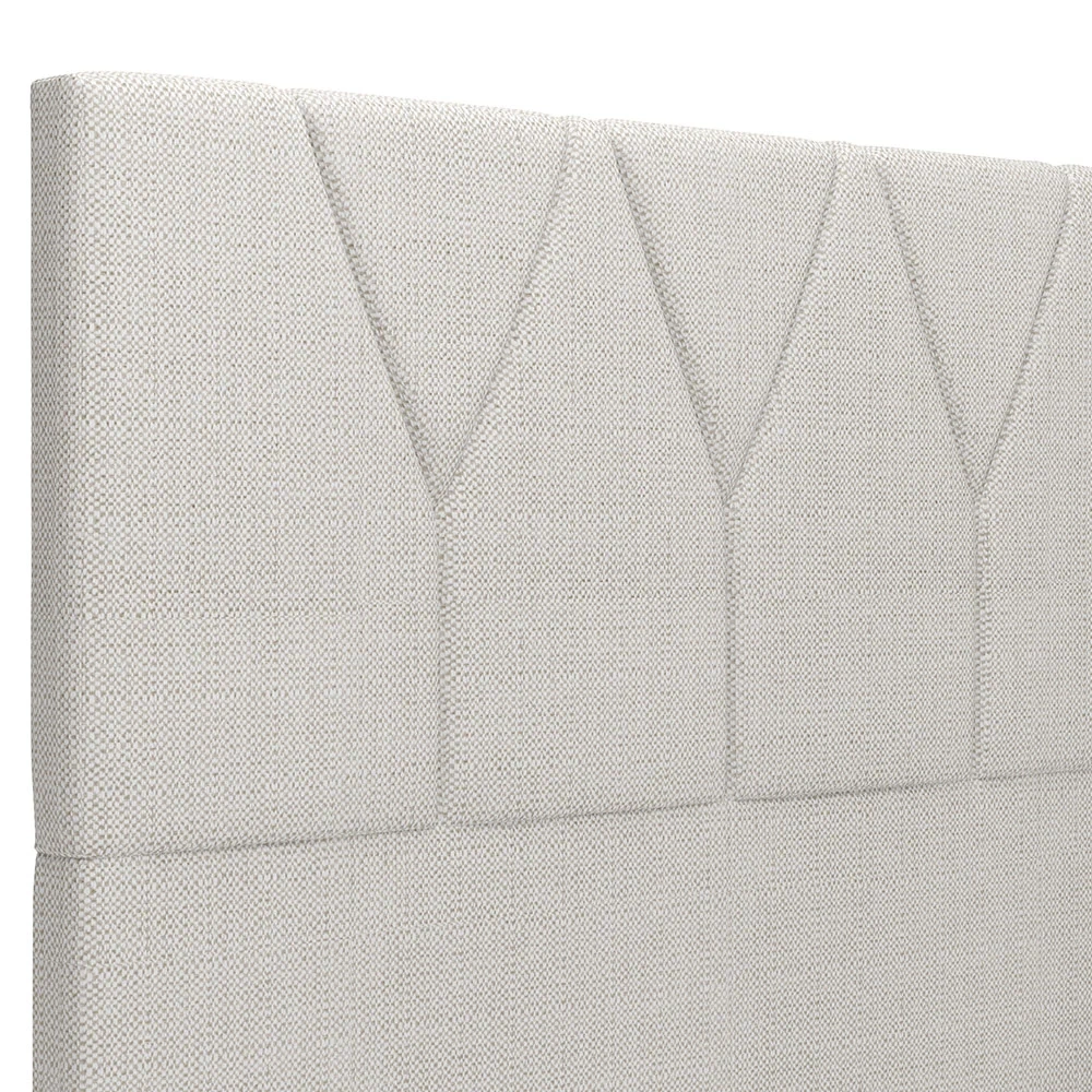 Cabeceira Cama Box Casal Queen 160cm Aura Linho W01 Champanhe - Mpozenato