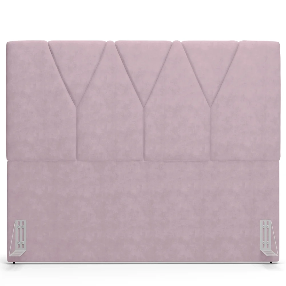 Cabeceira Cama Box Casal Queen 160cm Aura Suede W01 Rosê - Mpozenato