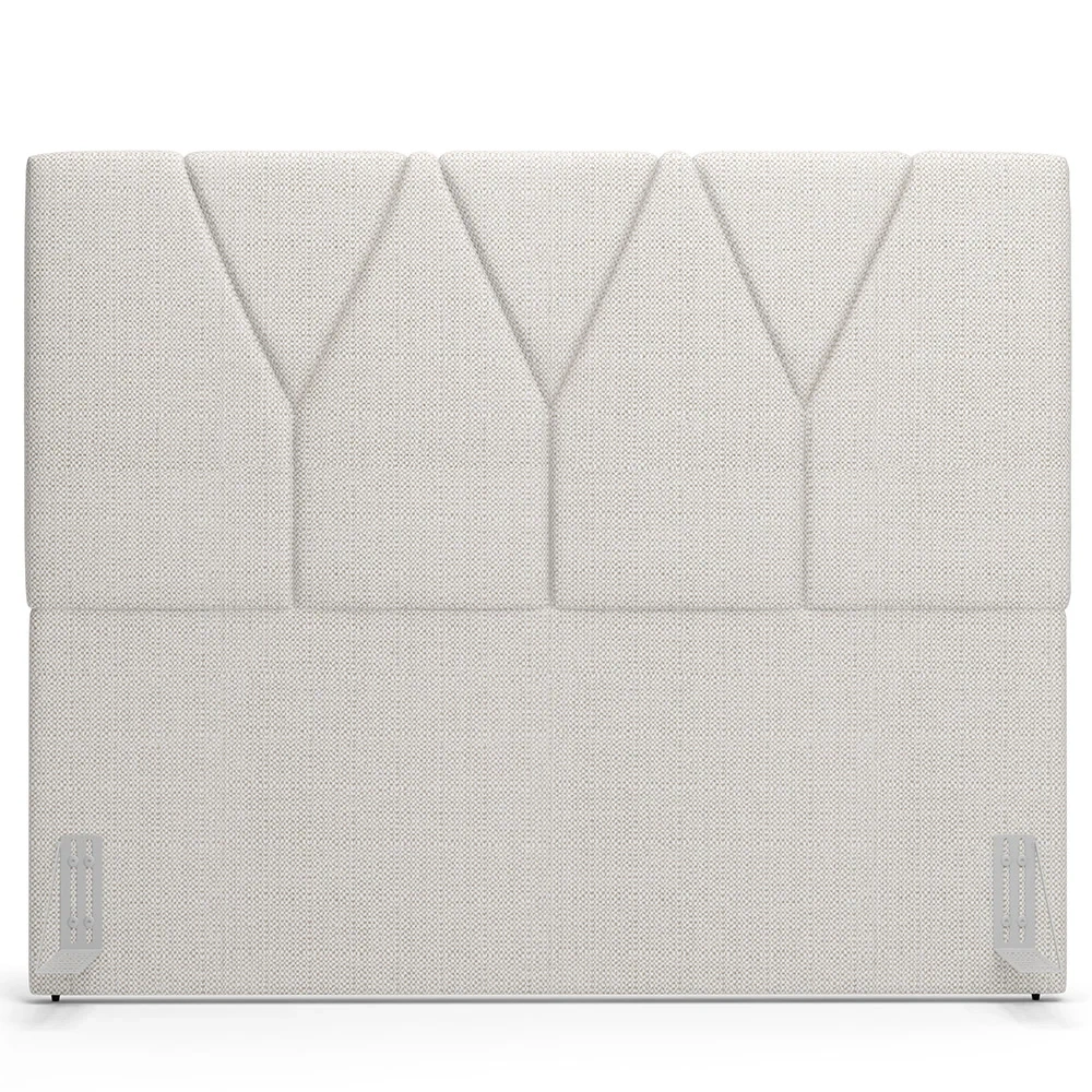 Cabeceira Cama Box Casal King 195cm Aura Linho W01 Champanhe - Mpozenato