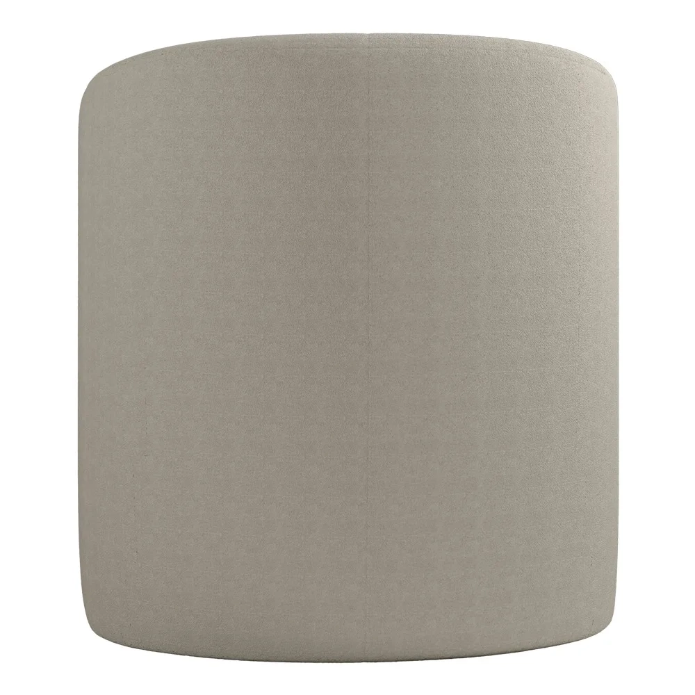 Kit 2 Poltronas Giratória Decorativa para Sala Dandara Z08 Boucle Bege - Mpozenato