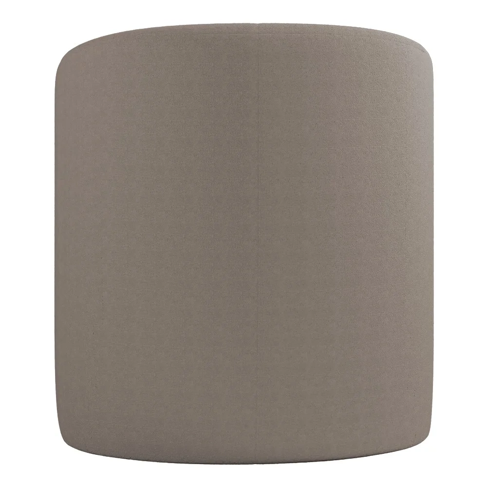 Kit 2 Poltronas Giratória Decorativa para Sala Dandara Z08 Boucle Bege Escuro - Mpozenato