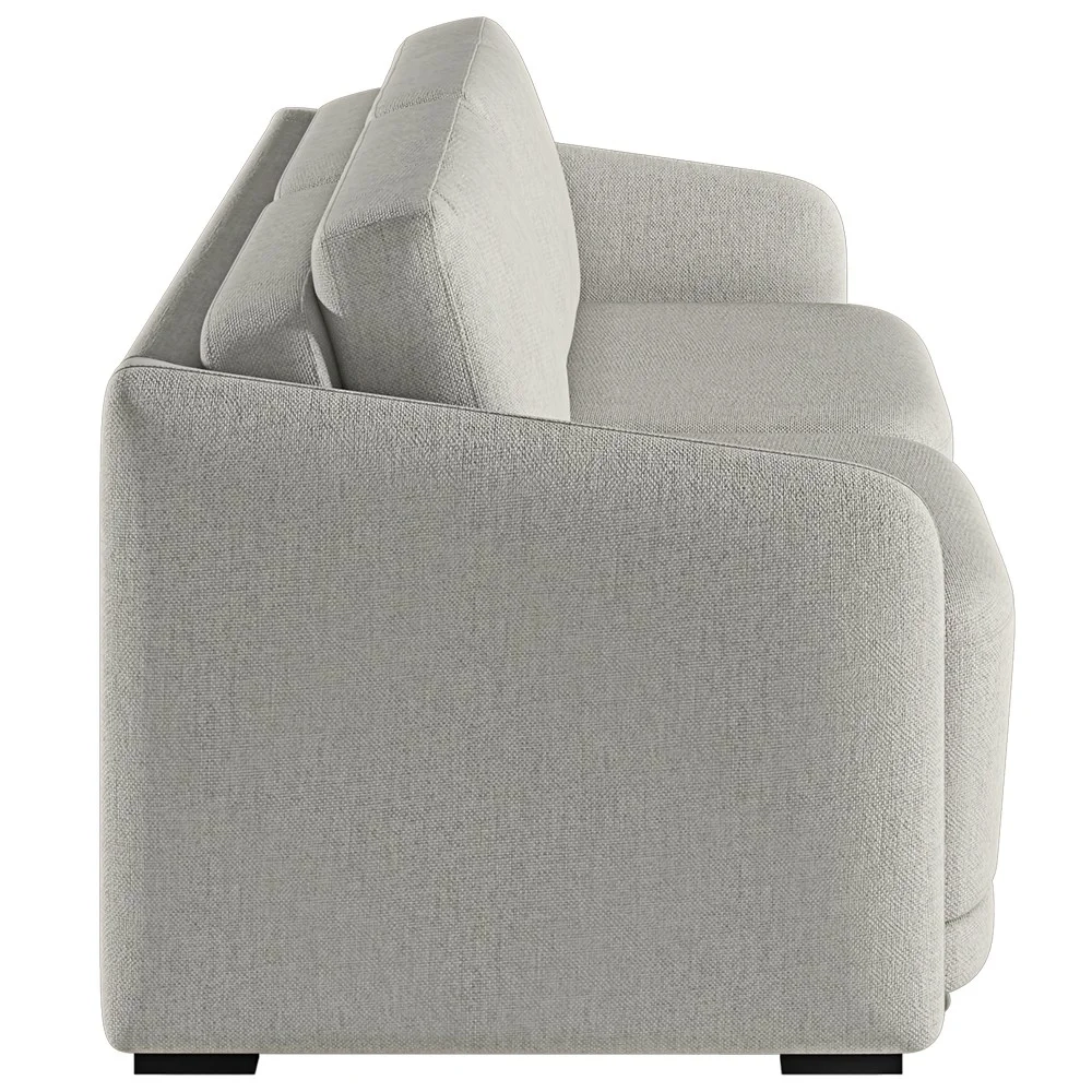 Sofá Cama Casal para Sala 216cm Polska Z08 Linho Cinza - Mpozenato