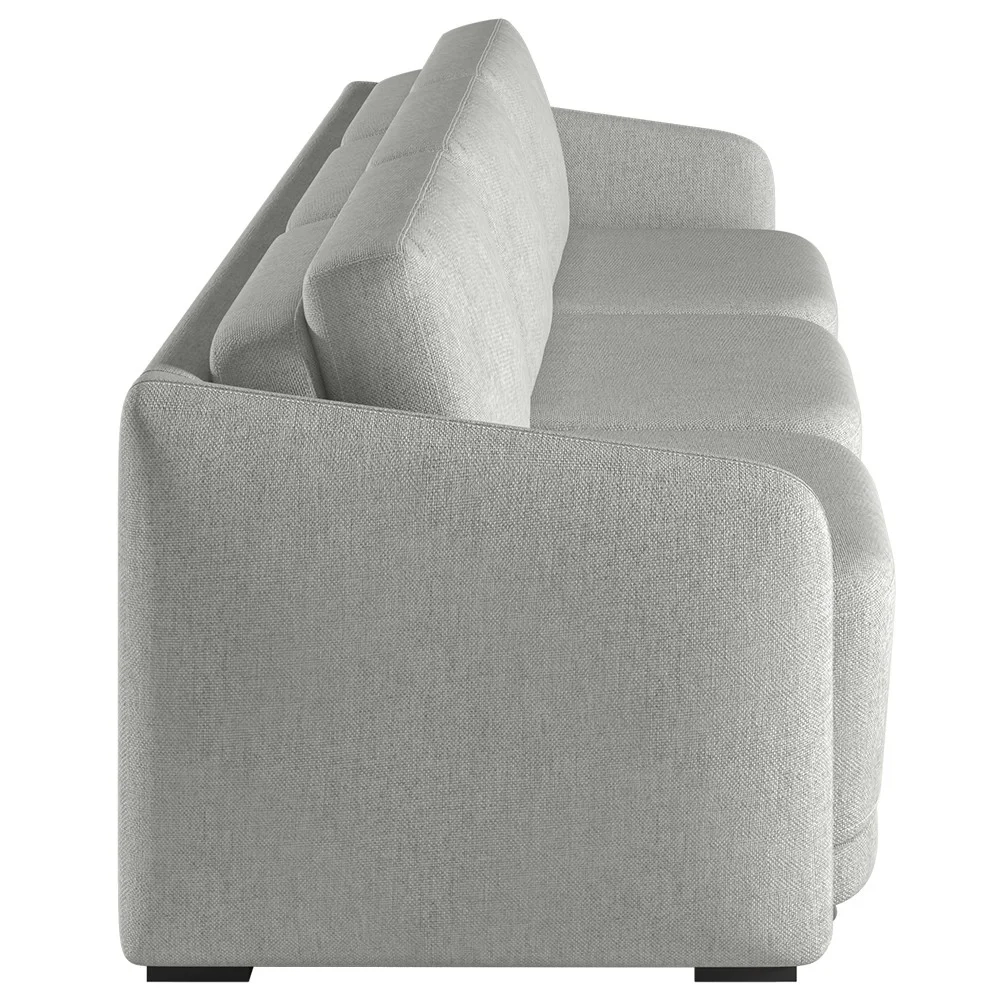 Sofá Cama Casal para Sala 276cm Polska Z08 Linho Cinza - Mpozenato